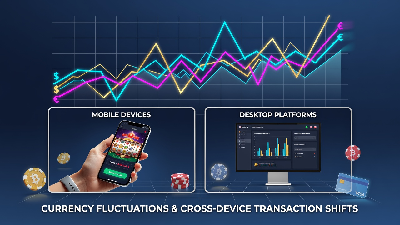 International users accessing cross-device casino platforms amid shifting currency values