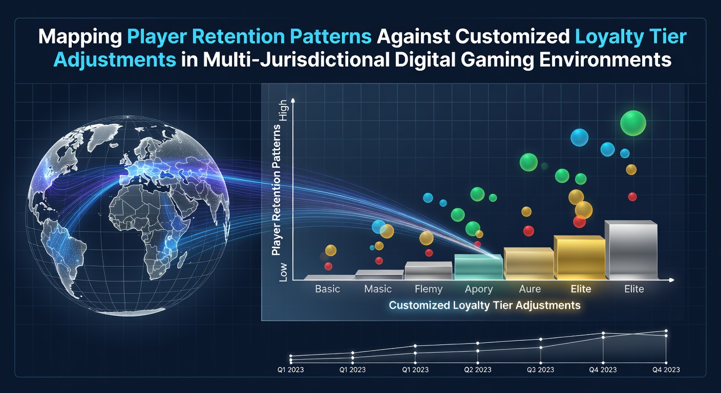 Data visualization showing player retention curves mapped against loyalty tier thresholds in digital gaming platforms